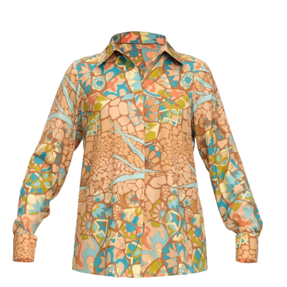 VANA SHIRT - ILIA II PRINT - XXL (Size: US 14)